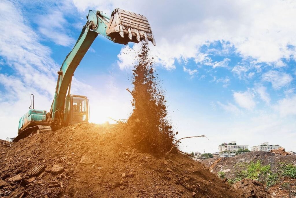 House Construction Excavation and site cleaning